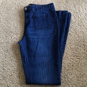 High Waisted Bell Bottom Jeans